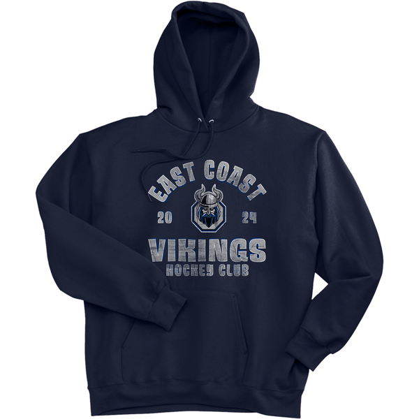 East Coast Vikings (Mens) Ultimate Cotton - Pullover Hooded Sweatshirt