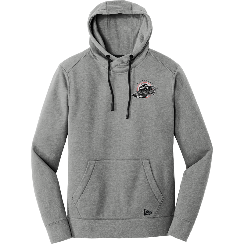 Allegheny Badgers New Era Tri-Blend Fleece Pullover Hoodie