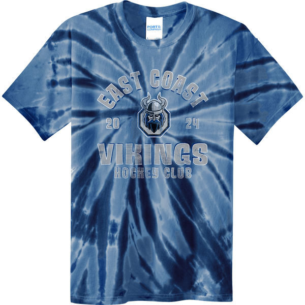 East Coast Vikings (Mens) Youth Tie-Dye Tee