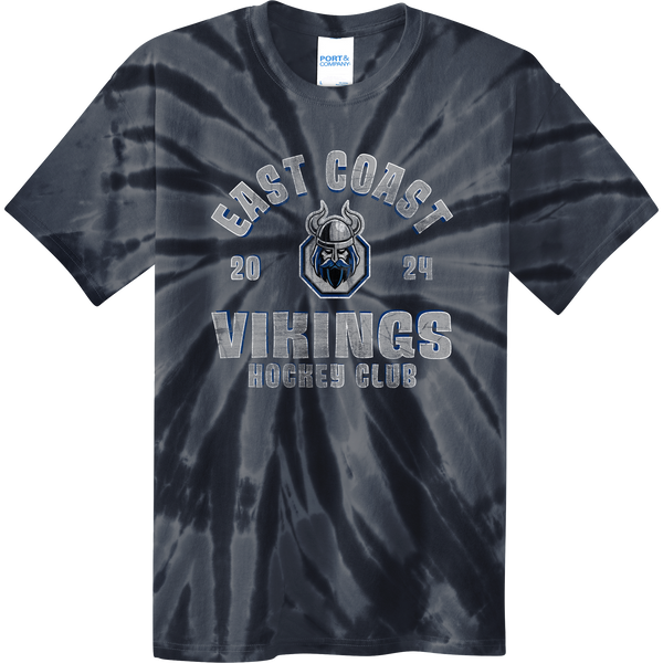 East Coast Vikings (Mens) Youth Tie-Dye Tee